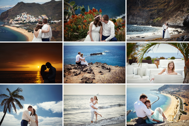 Zdjęcia ślubne Teneryfa